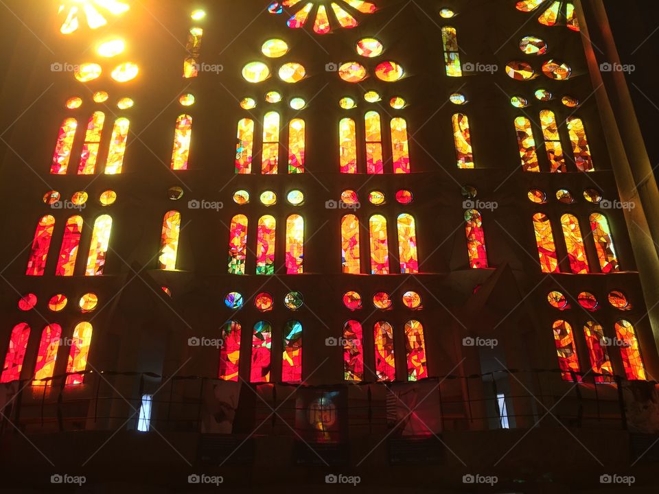 Stained Glass @ Sagrada de Familia
Barcelona, Spain