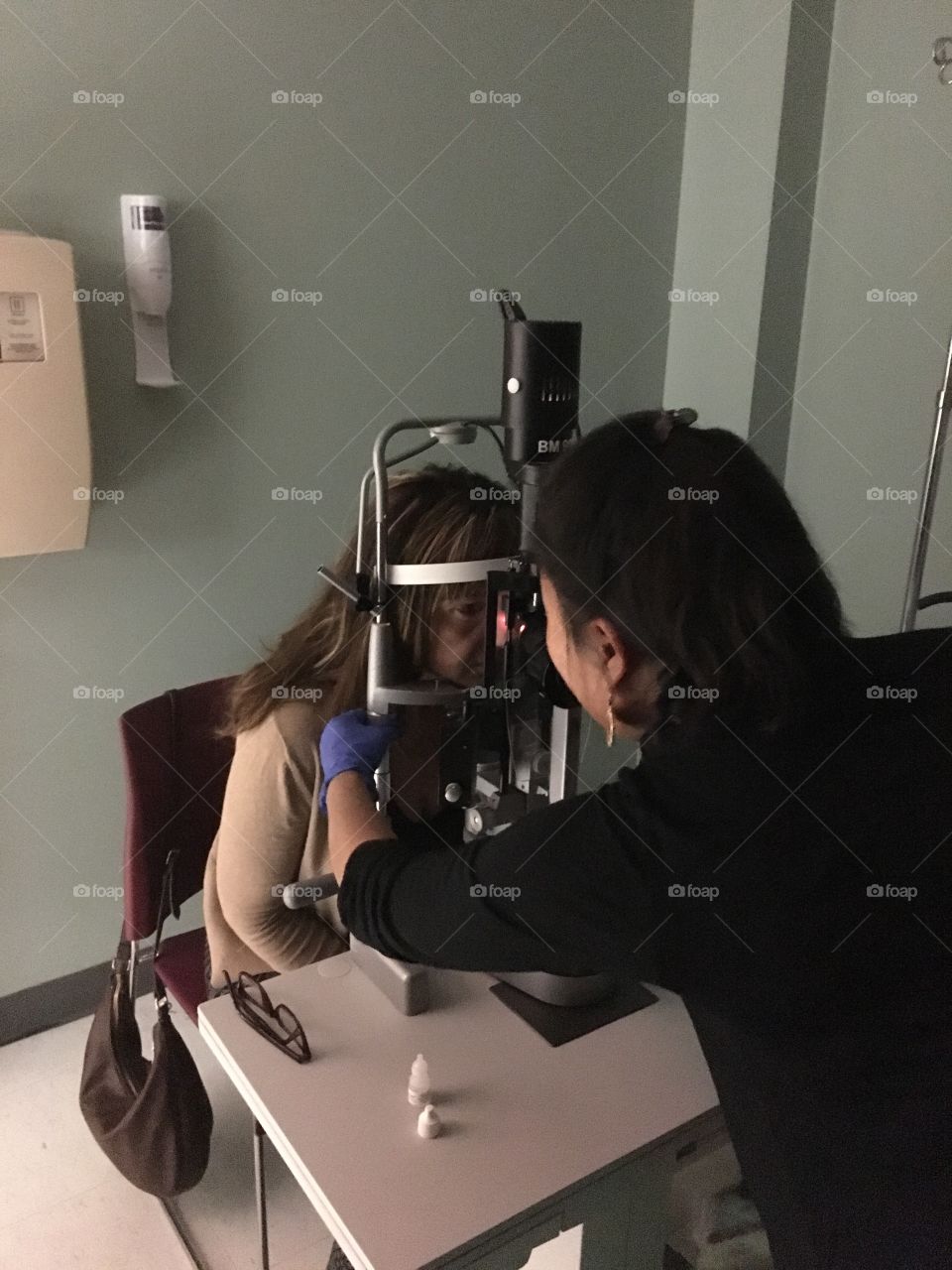 Visit to the eye doctor 