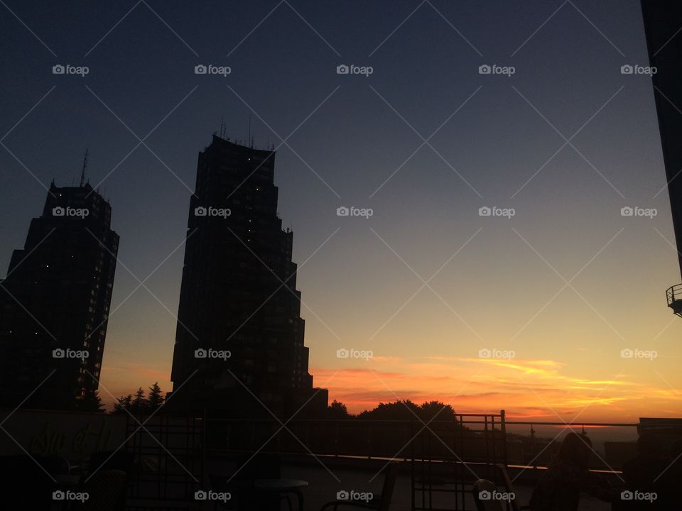 Belgrade sundown