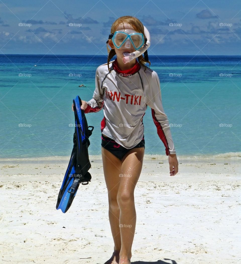 Snorkeling is fun!