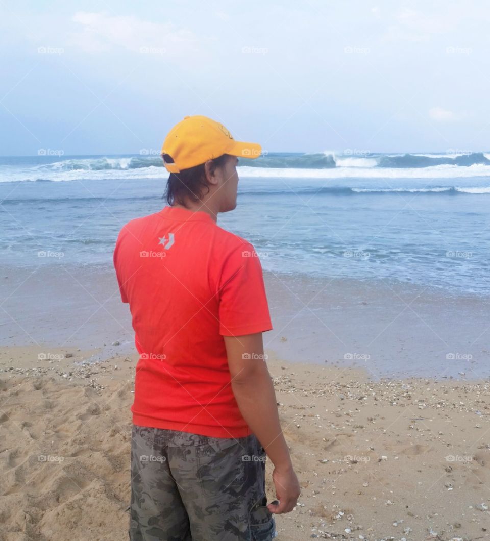 waiting the waves come