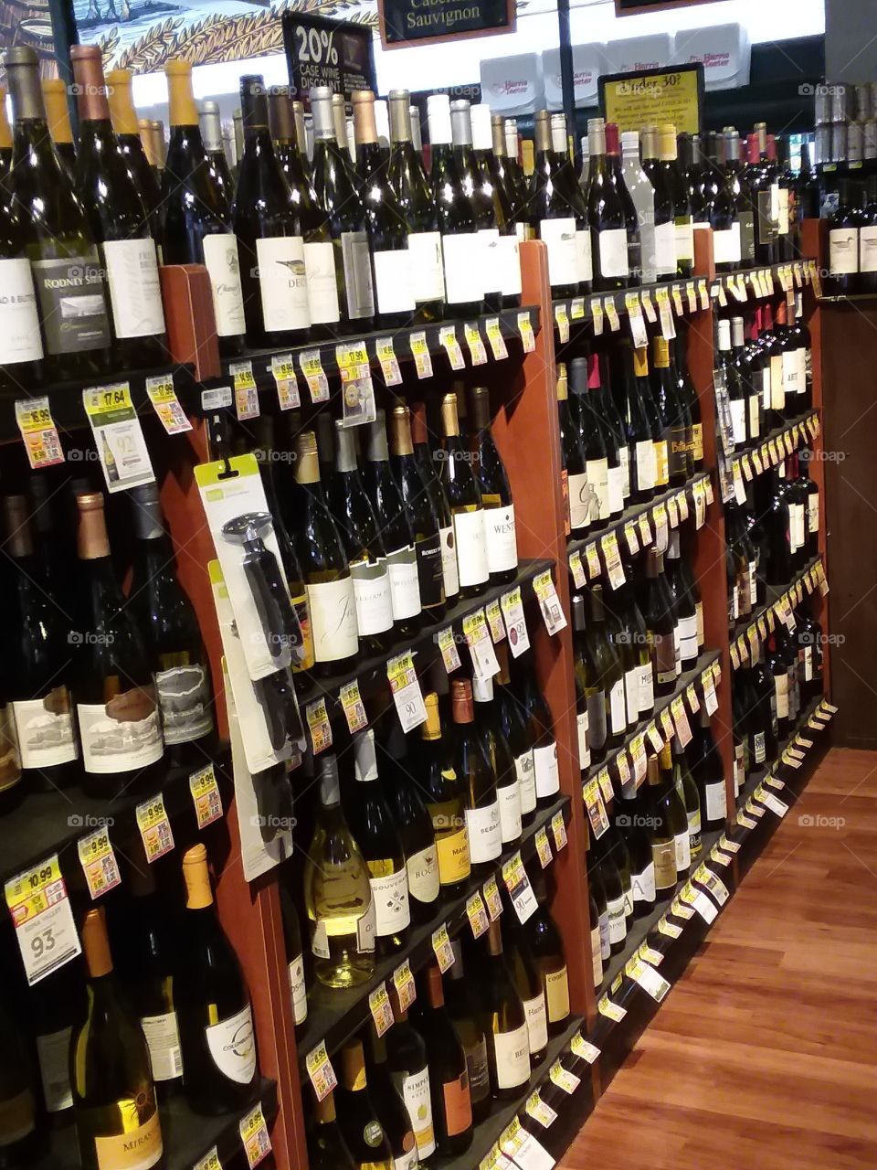 wine section