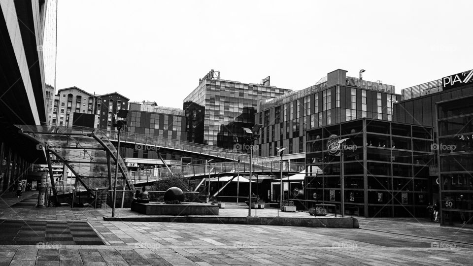 Shopping center in Turin in Italy