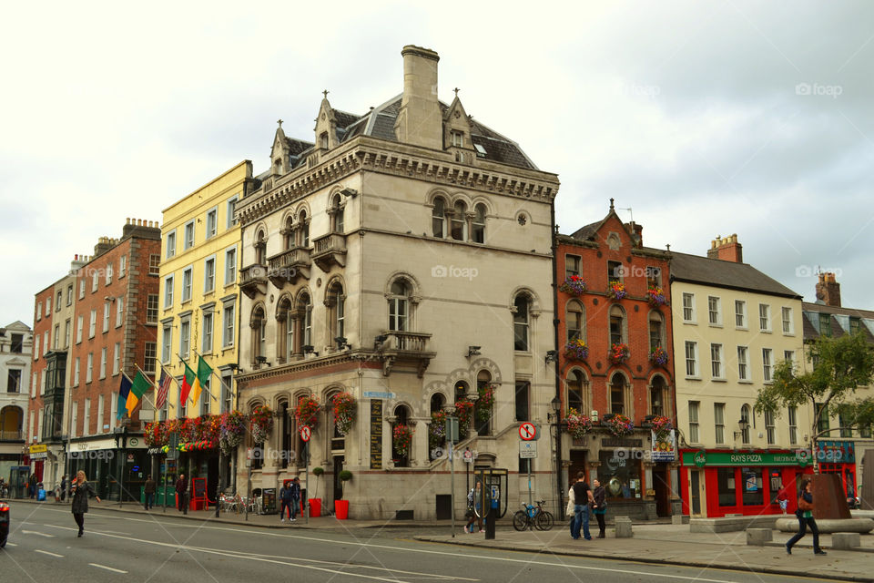 Dublin street corner 