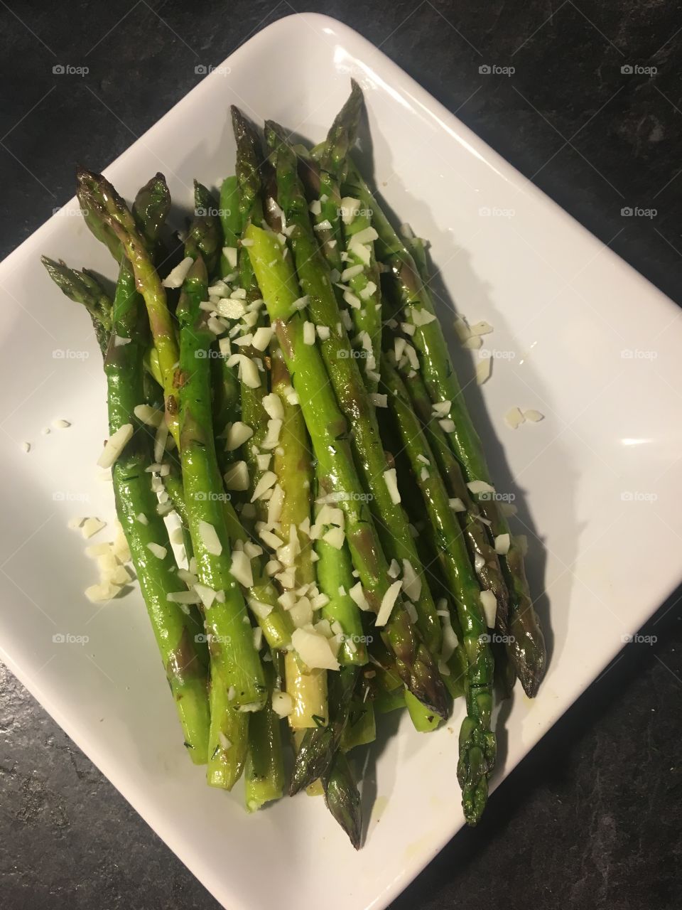 Grilled asparagus 