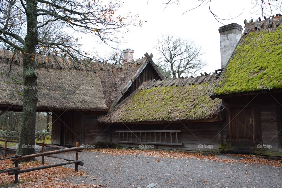 Historic Skansen dwelling 