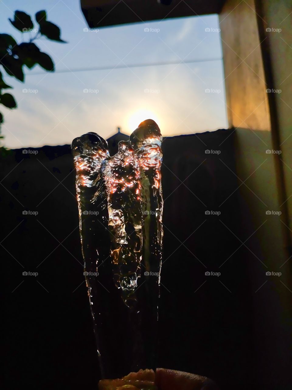 Jesus incarnation in water, Amen.
what a devine click I got, water transferred in to Jesus coming out with big wings to bless us, such an amazing photo with seven colors in it so mesmerizing click. Amen.