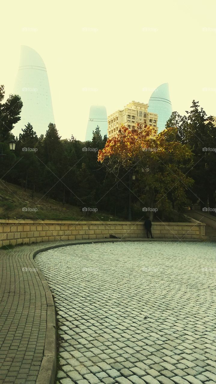 flame tower from different angle