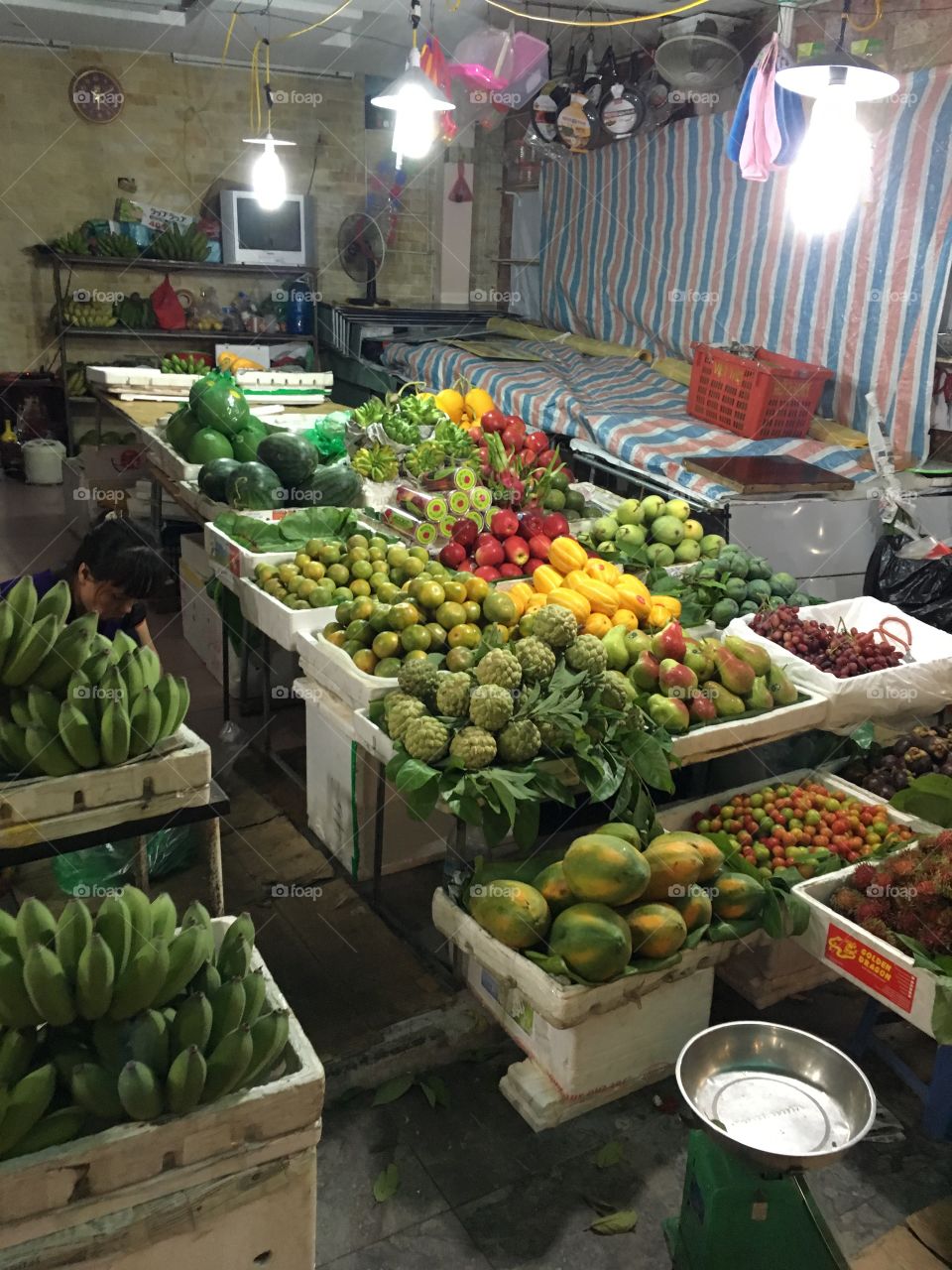 Fruit stall, Hanoi