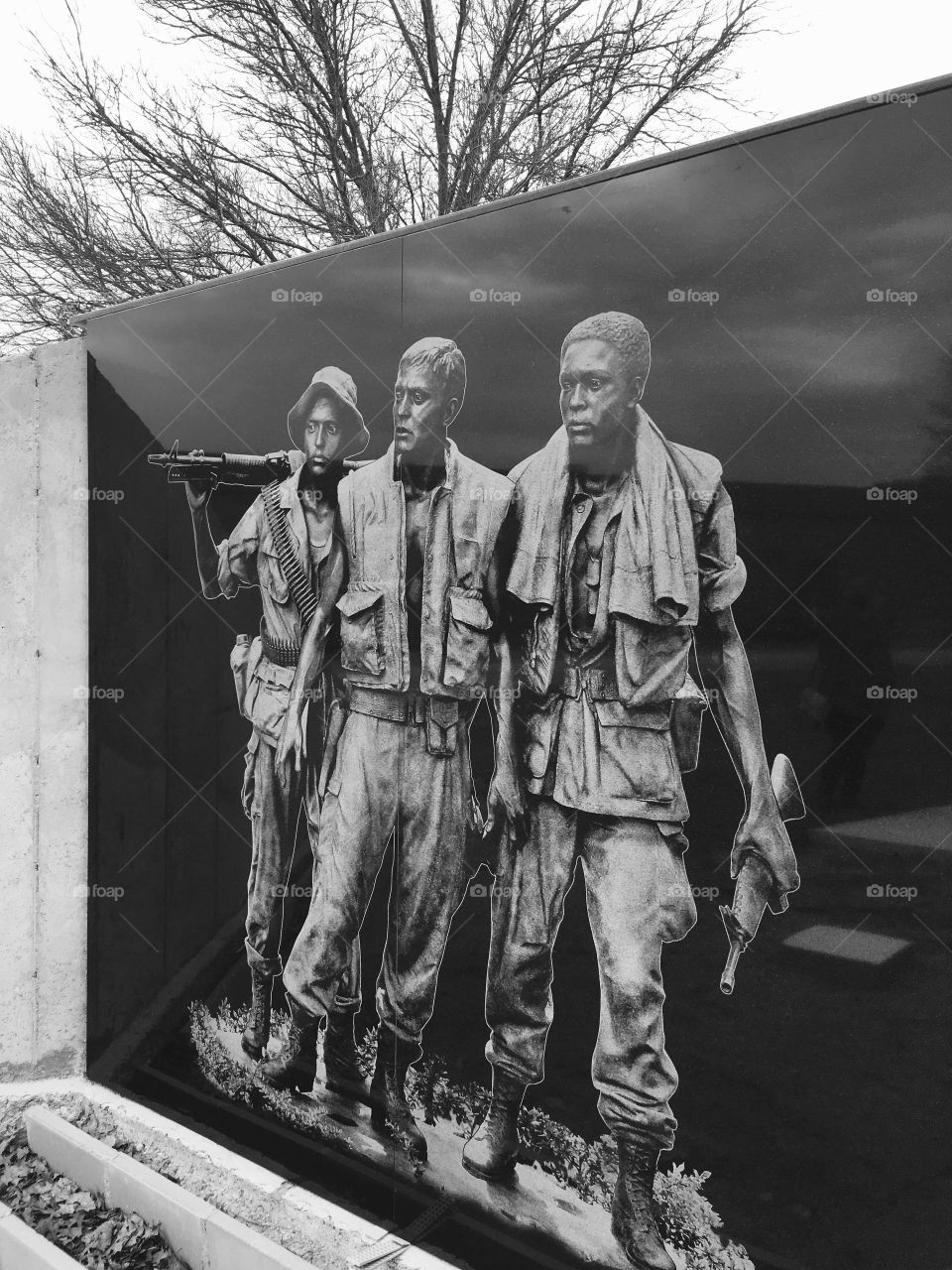 Veterans wall in belding mich.