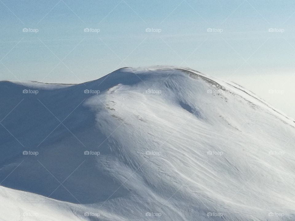 White snow on my lovely mountain, the Terminillo