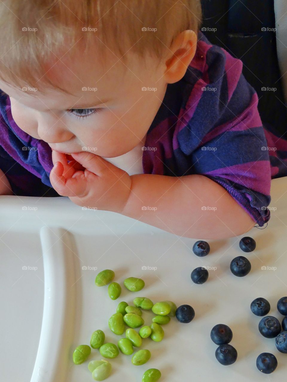 Baby Eating Healthy Food