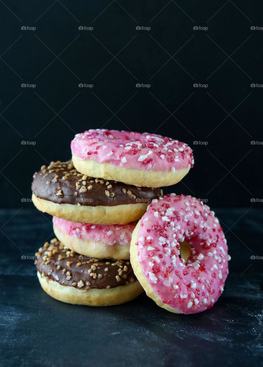 Pink Doughnuts