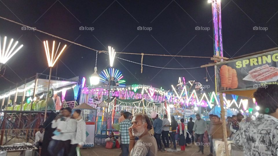 it's time to religious fair festival.