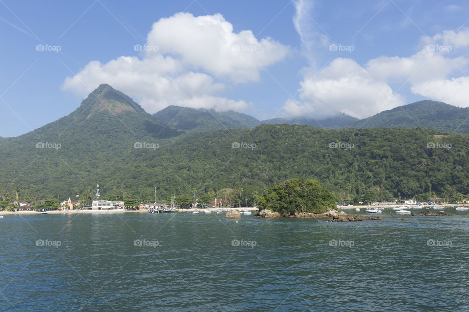 Abraao Village in Ilha Grande in Angra dos Reis.