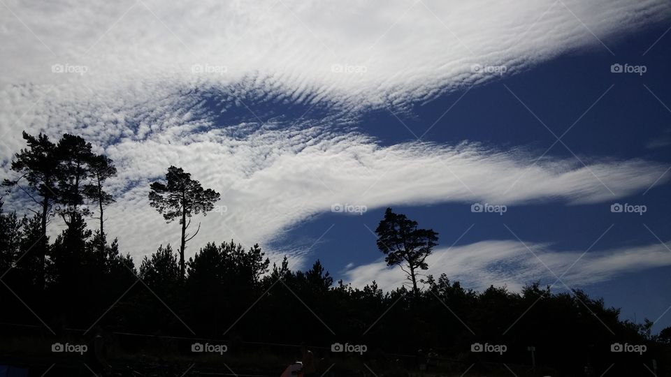 Seaside sky in Pomerania, Poland