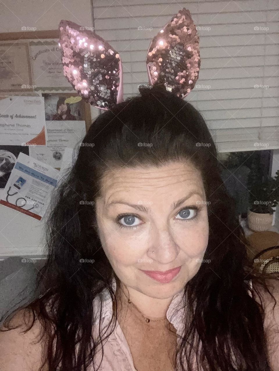 Dressed up like a bunny 🐰