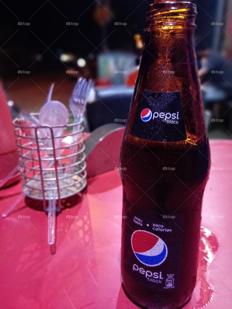 Pepsi black zero calories