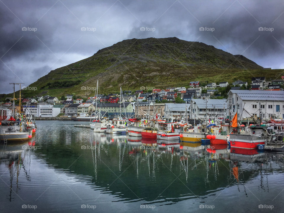 Honningsvåg Norway fishing village