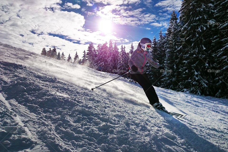 Alpine skiing