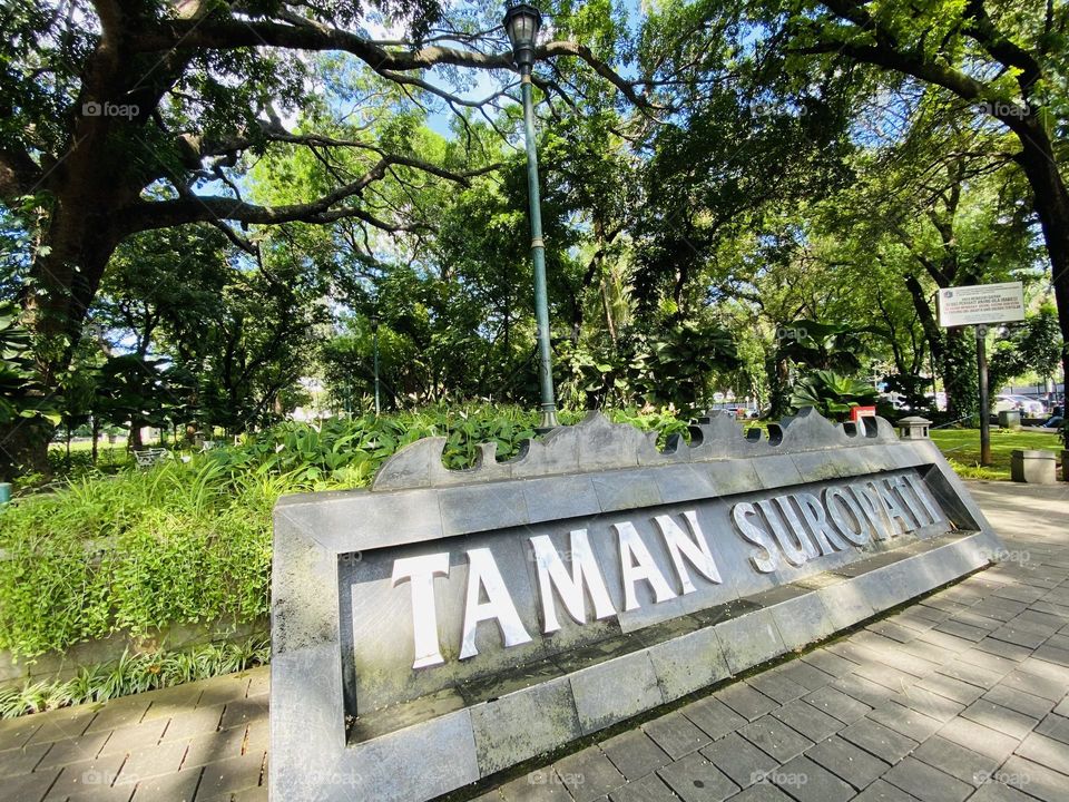 Suropati Park is one of the most interesting parks in the Menteng area of ​​Central Jakarta