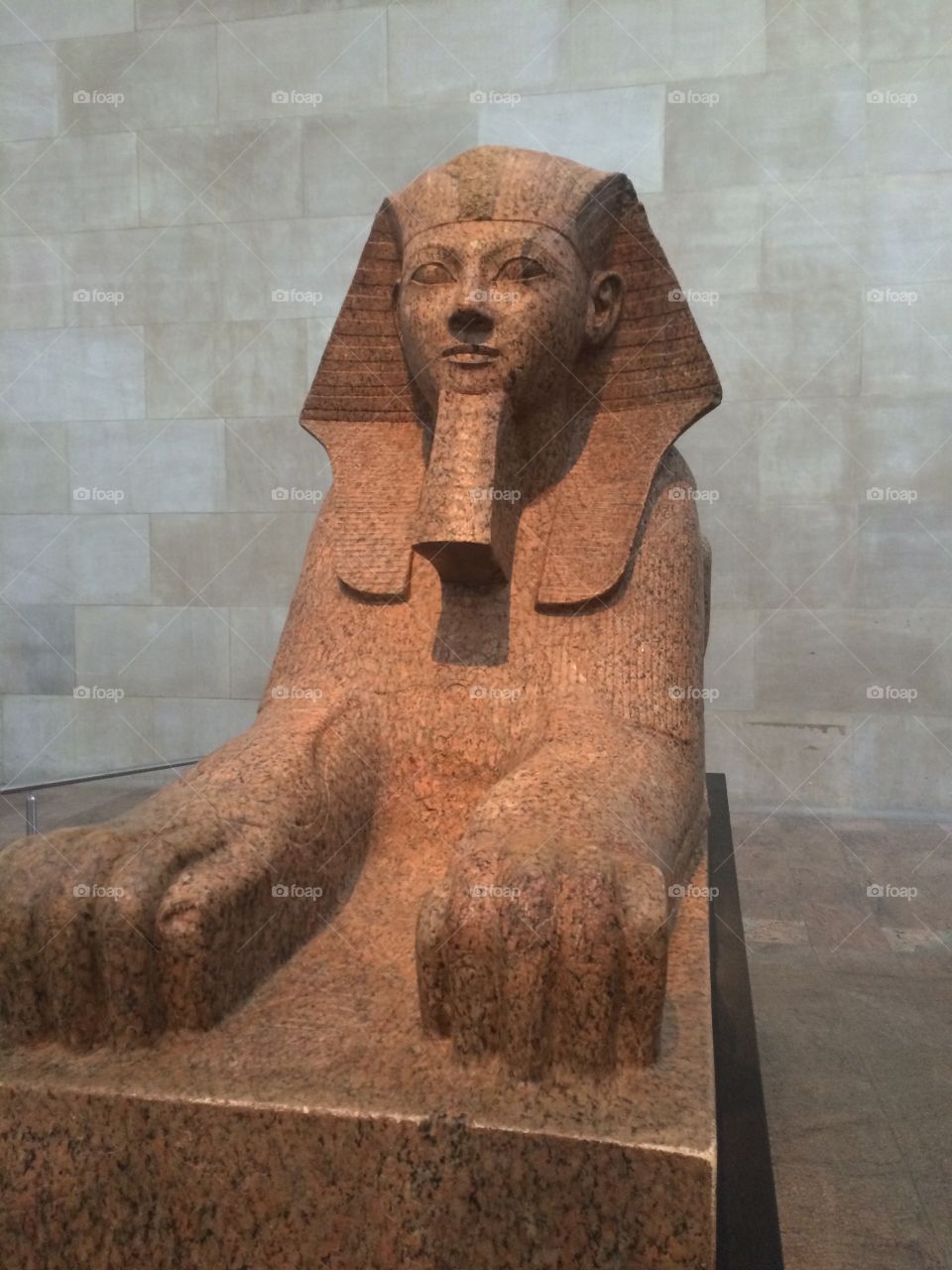 Egyptian sculpture in the metropolitan museum NYC