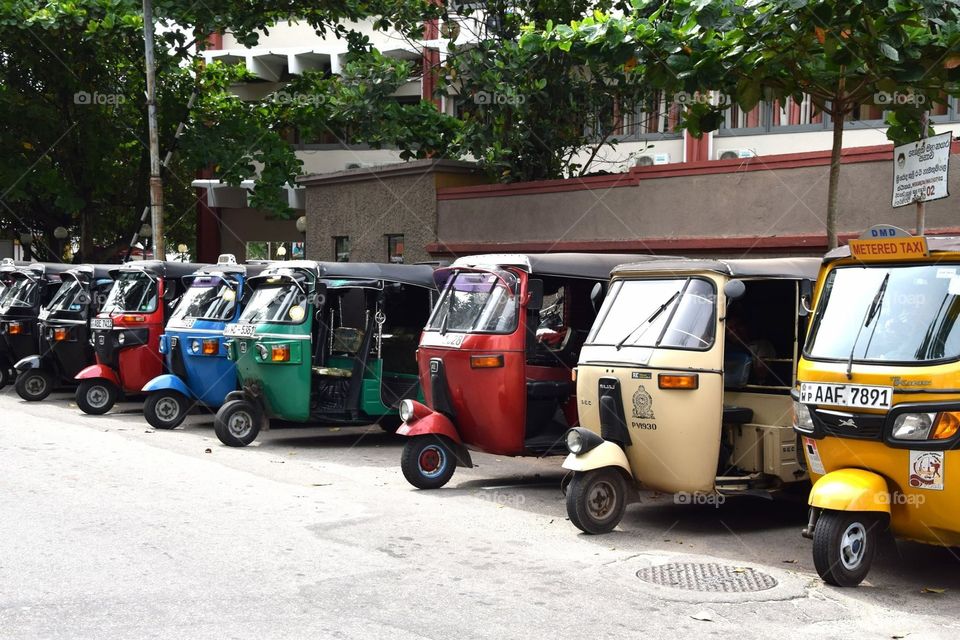 Tuktuk in Colombo the capital of Sri Lanka shot with my Nikon last summer 