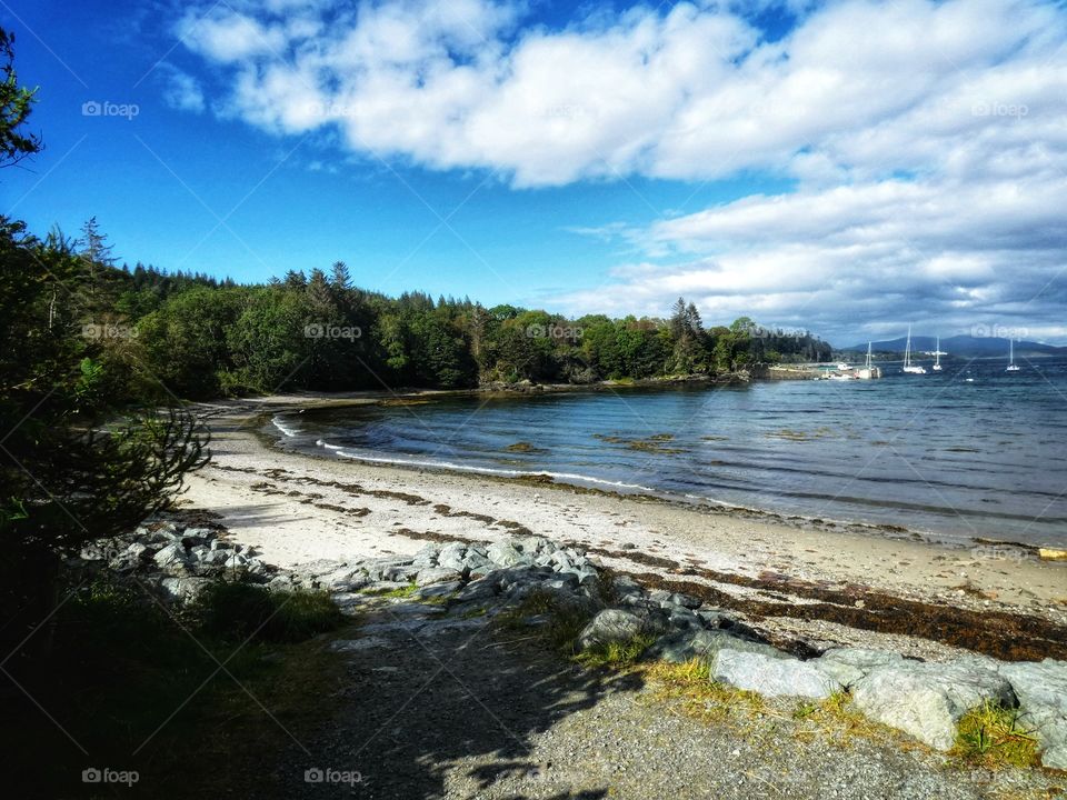 Scottish highland bay