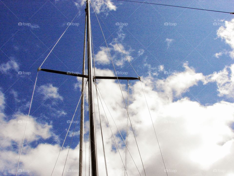 open sky. from a sail boat