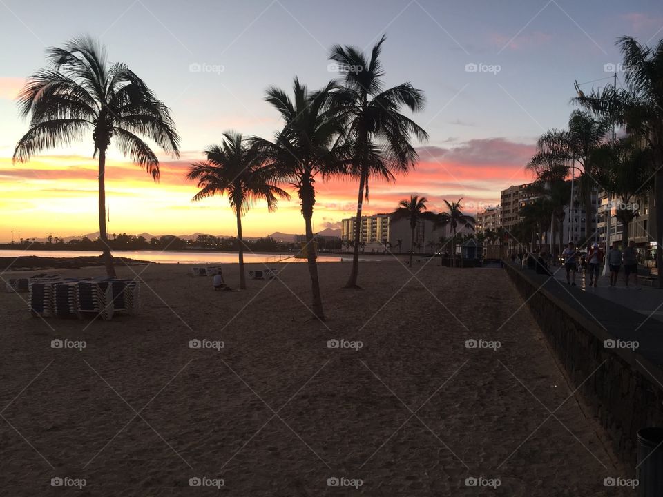 Sunset in Atlantic Ocean! 