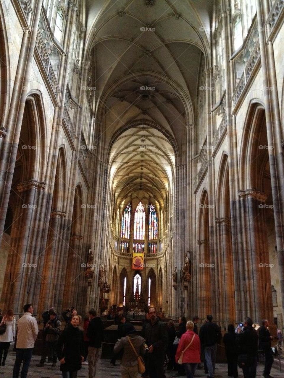 Inside St. Vitus Cathedral