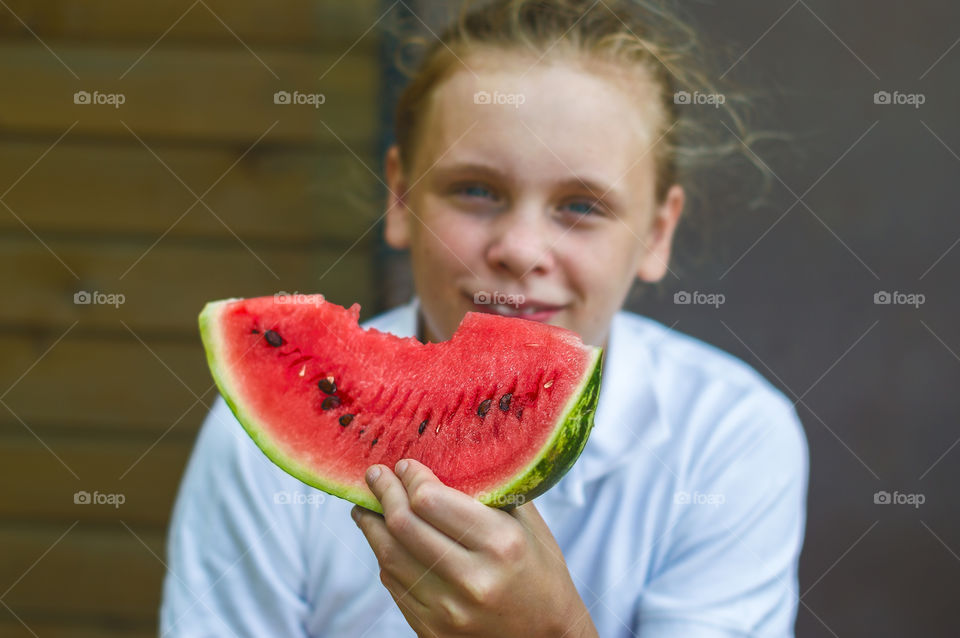 Juicy watermelon