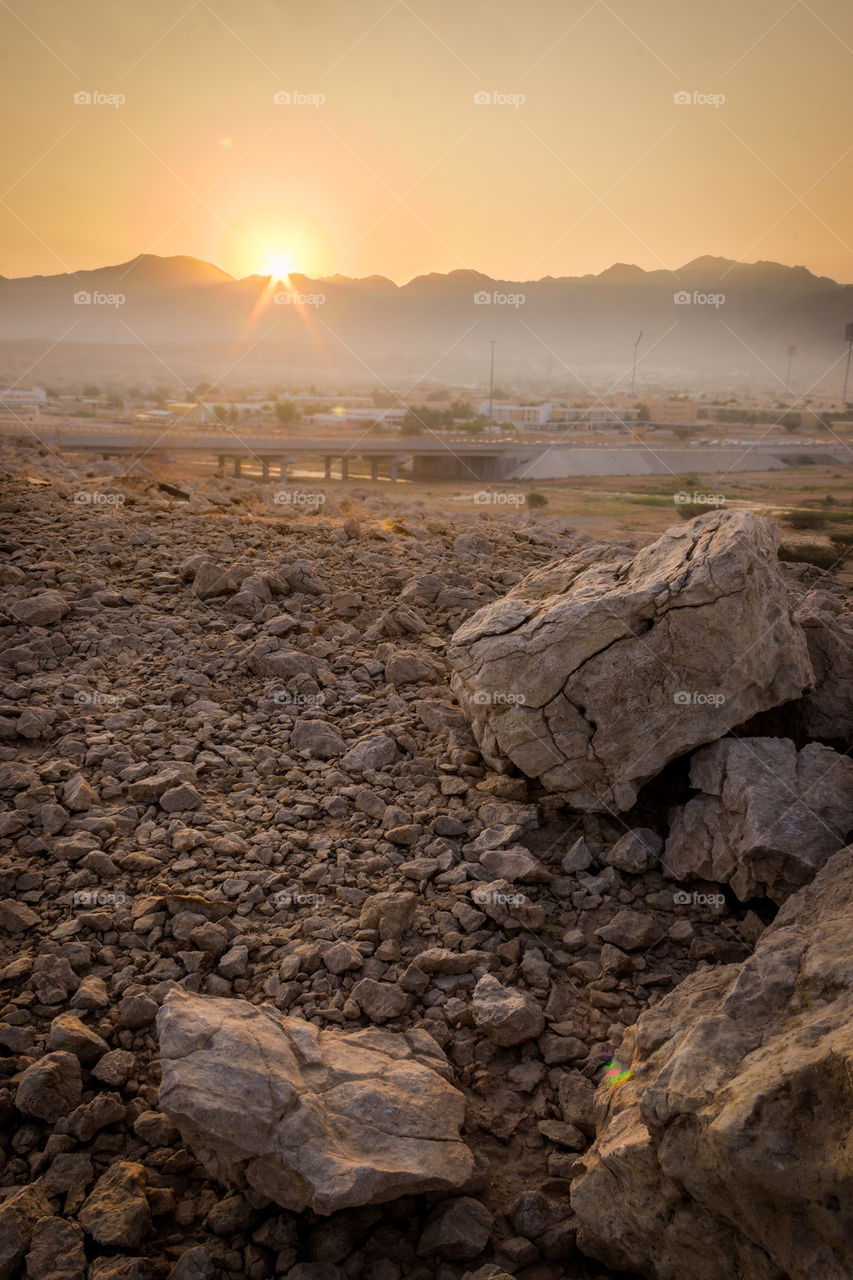 Desert sunrise