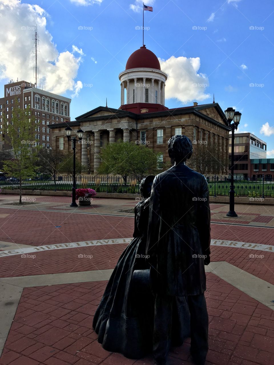 Old Capitol Building in Springfield, Illinois 