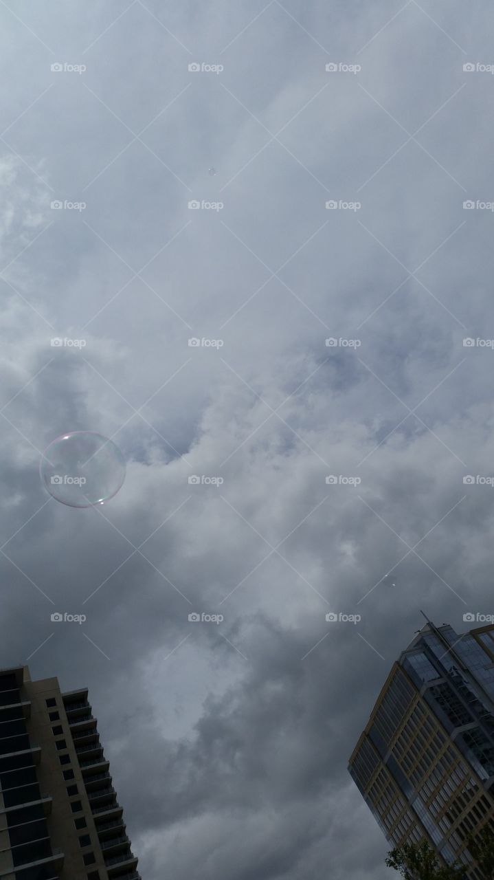 Soaring Bubble in the Sky