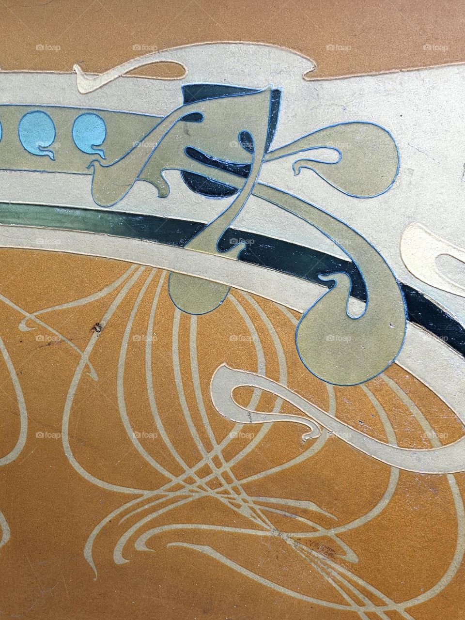 décor Art nouveau métro Porte Dauphine