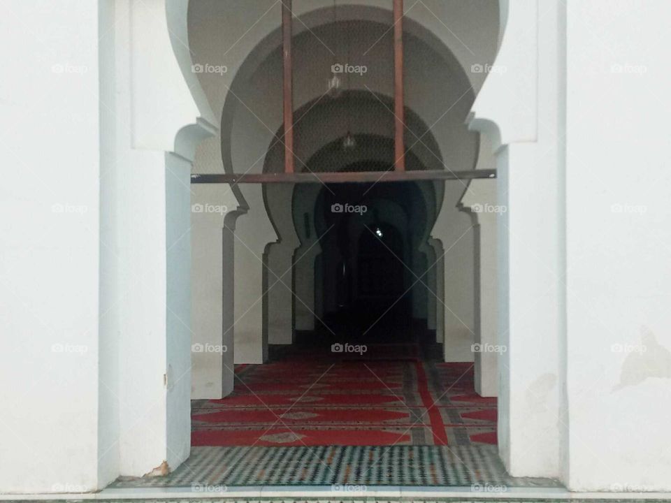 Old université alkaraouyin in fes city/morocco