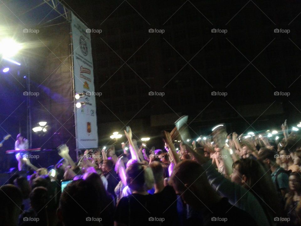 Introducing the crowds revolution! rock concert, concert, crowd at a concert, musicians, artists, show