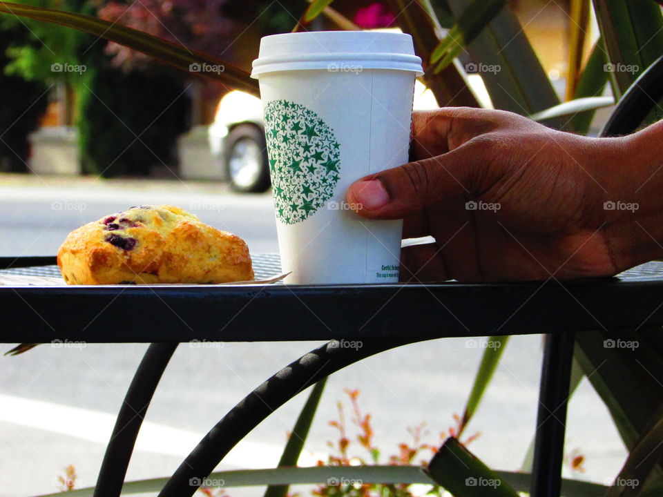 Food, Restaurant, Table, People, Hand