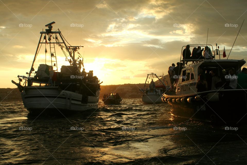Coming back home after a day on boat