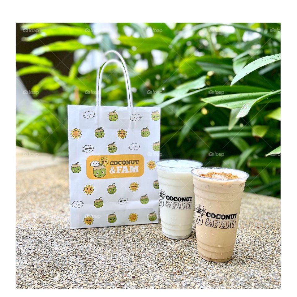 Chilled Coconut shake and lotus biscoff crush in a crazy hot weather 