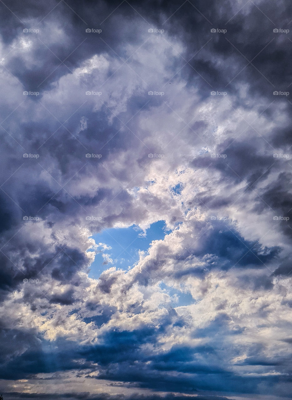 The sky before the Thunderstorm!