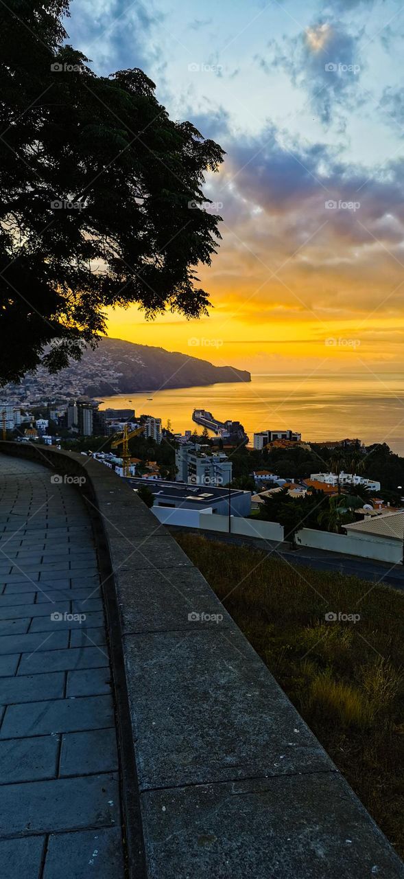 Sunrise in Madeira island