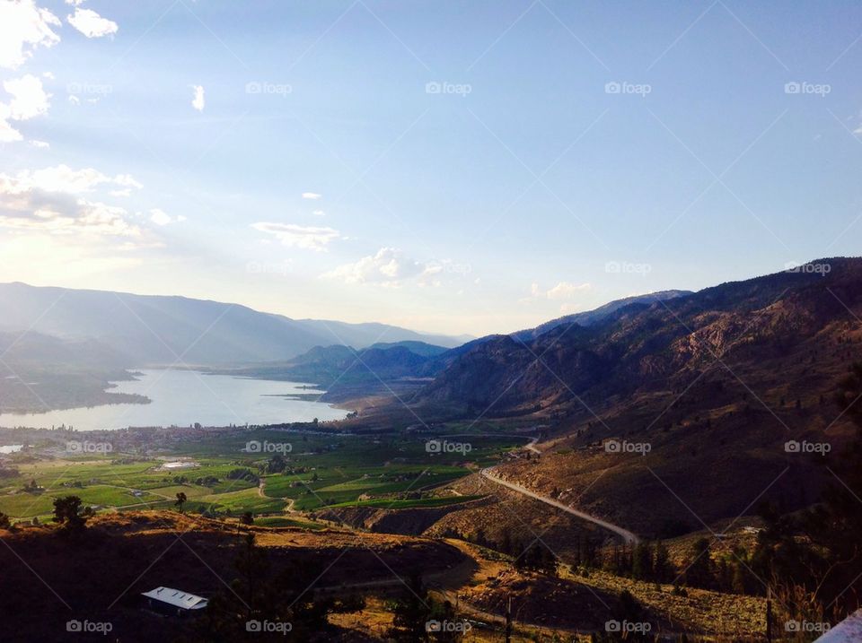 View from top of mountain