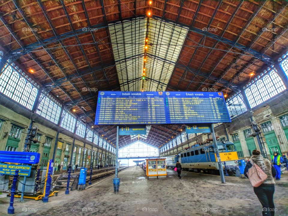 Nyugati train station, Budapest