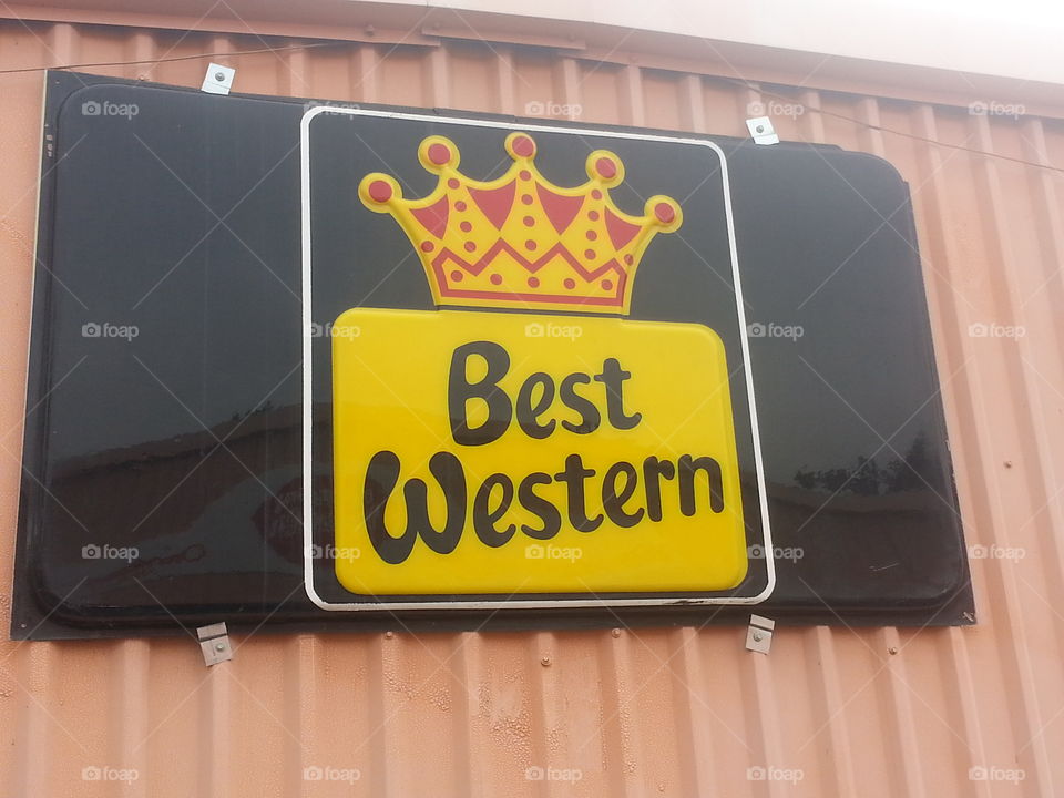 Best western logo sign