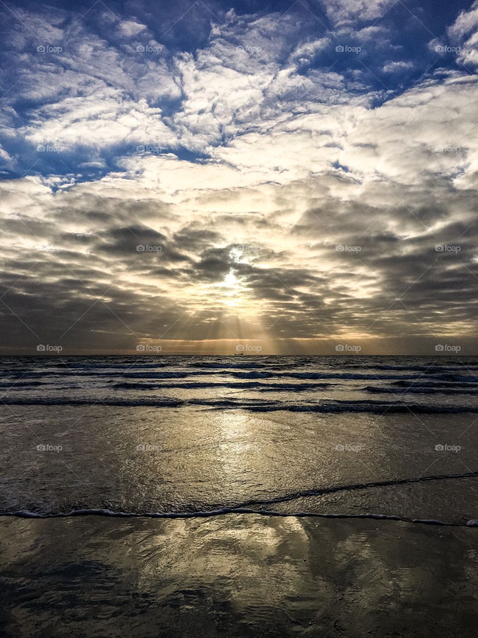 Sunrise over the sea