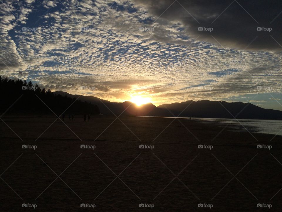 Lake Tahoe sunset