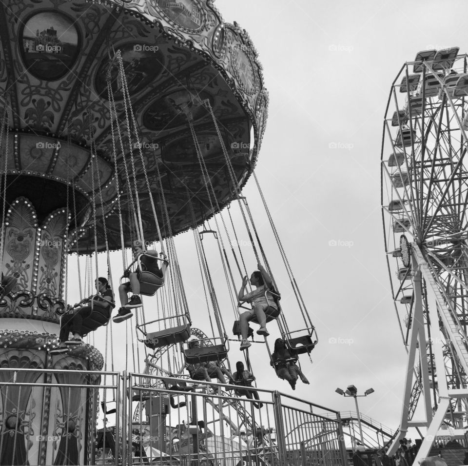 Swings at the Jersey Shore, Ocean City NJ