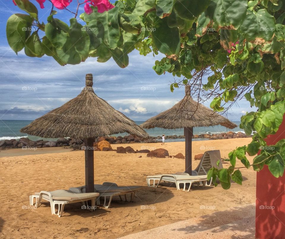 Umbrellas on the beach